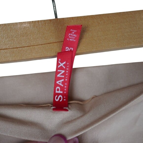 Spanx L/G‎ Womens High-Waisted Beige Spanx Shapewear Shorts - Picture 4 of 5